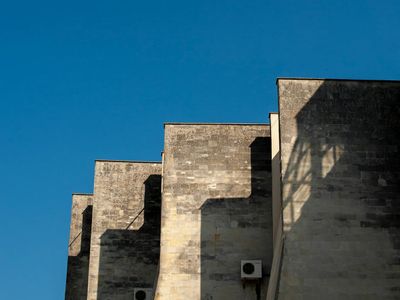 Geometric shapes showing stability and balance in daily life